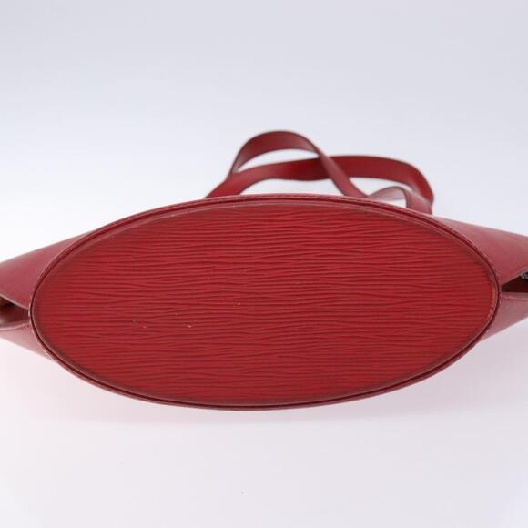 LOUIS VUITTON Epi Saint Jacques Poignees Long Hand Bag Red M52337 - Picture 9 of 13